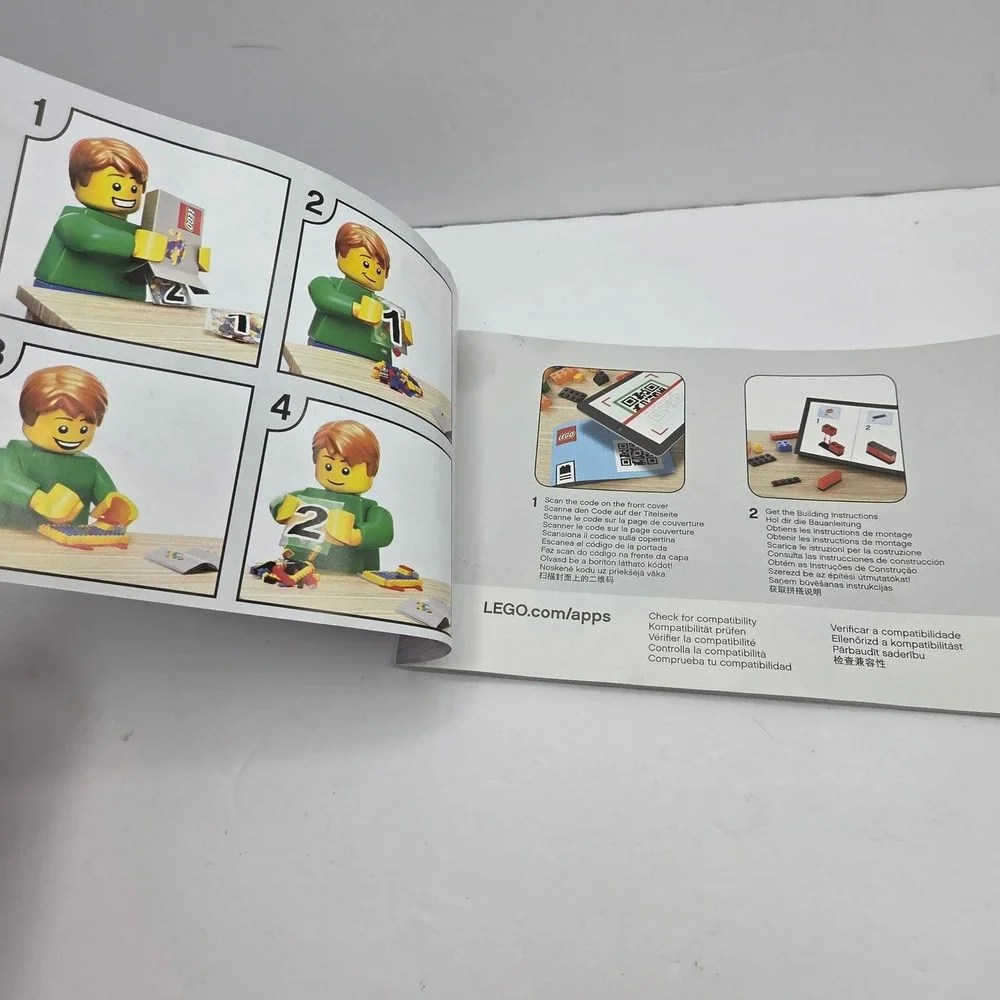 LEGO Speed Champions McLaren Elva 76902 Instruction Manual Only Blue Supercar